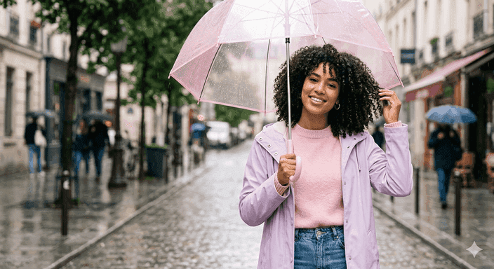 SOS Humidité : Comment dompter tes boucles quand il fait gris ? ☔️✨